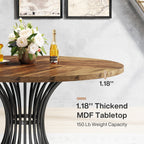 47.2-inch round dining table