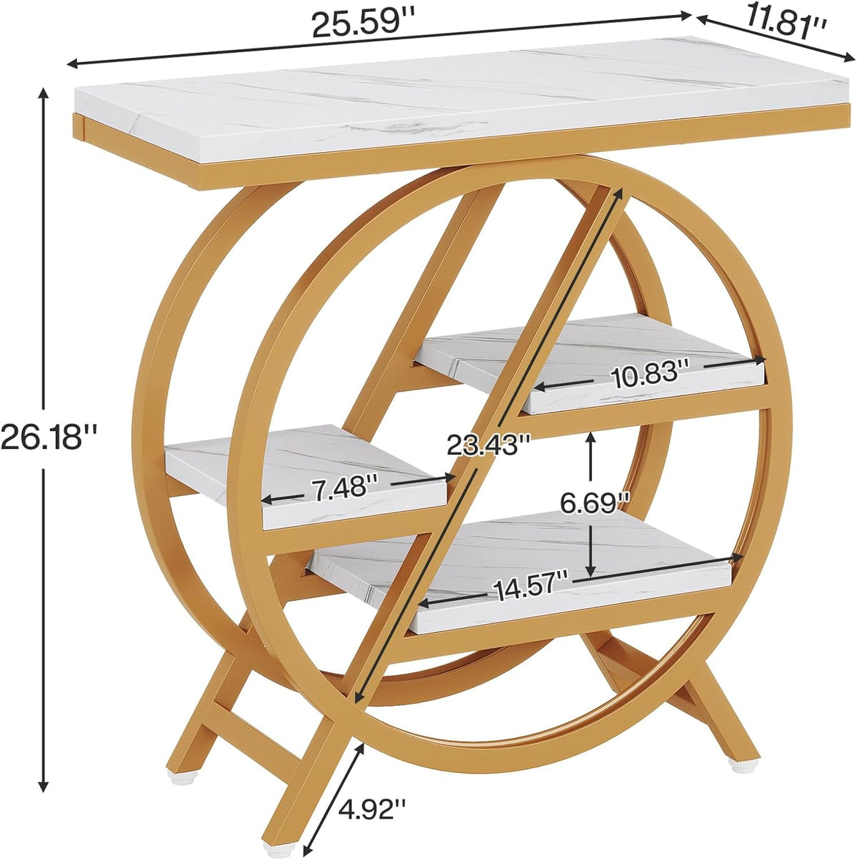 4-tier end table