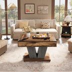 #Colour_Rustic Brown & Grey